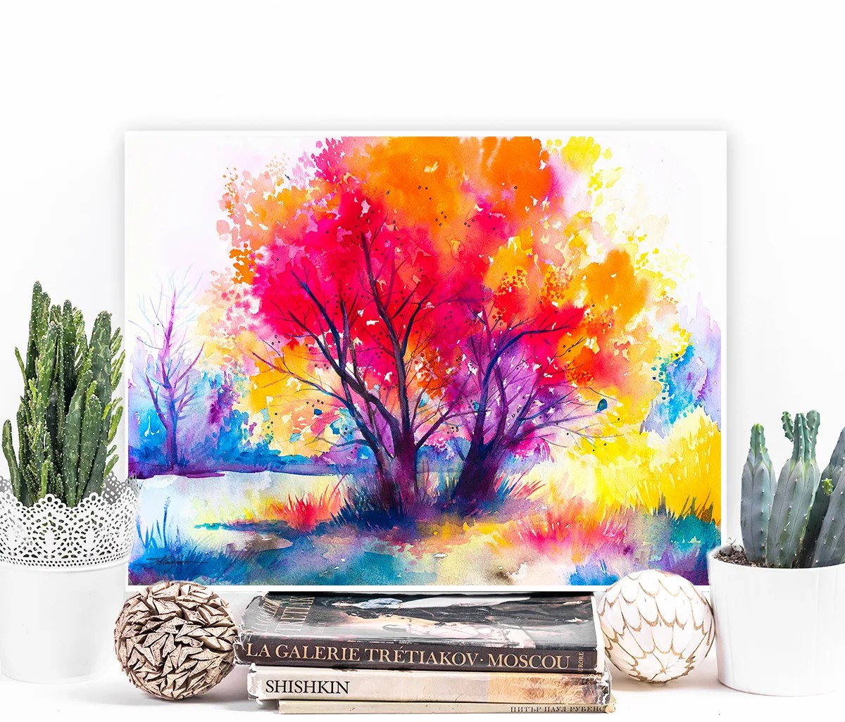 Colorful tree