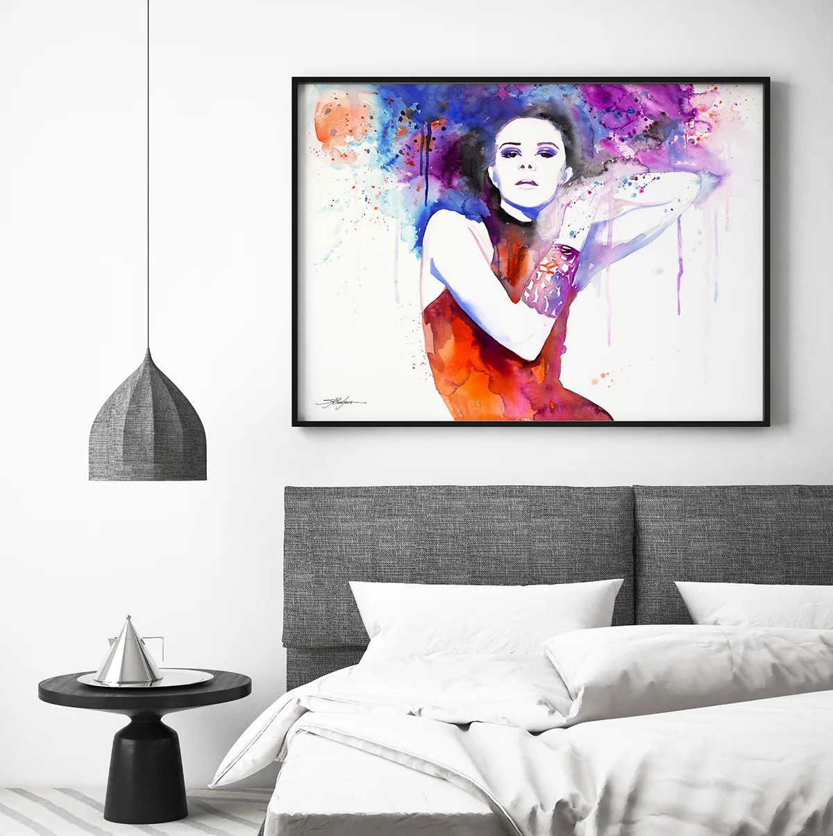 Colorful girl