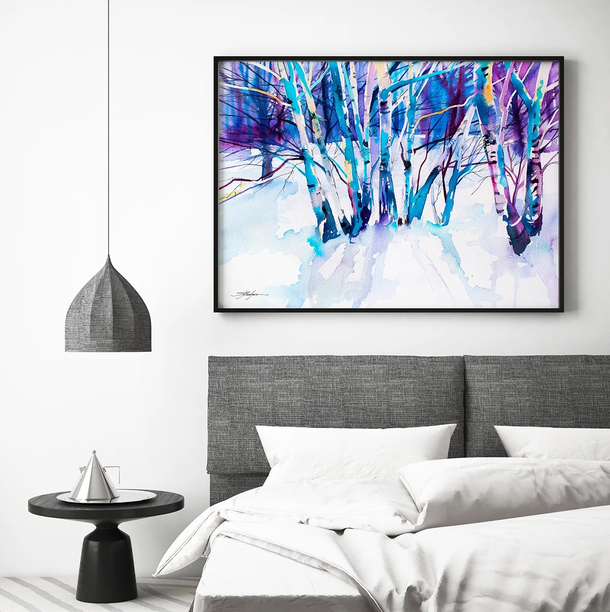 Birches landscape