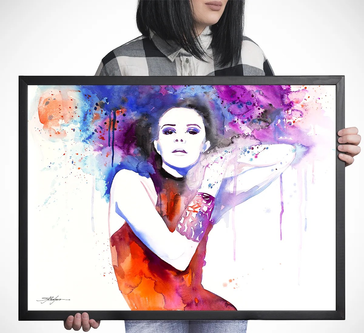Colorful girl