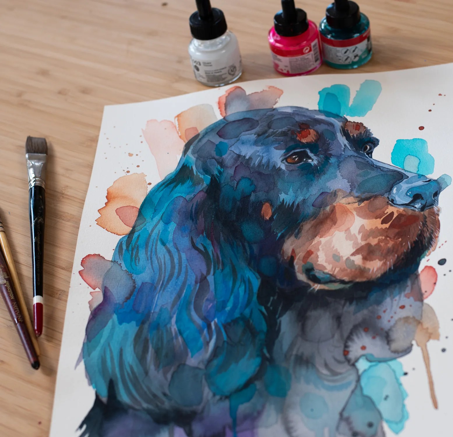 Gordon Setter Dog