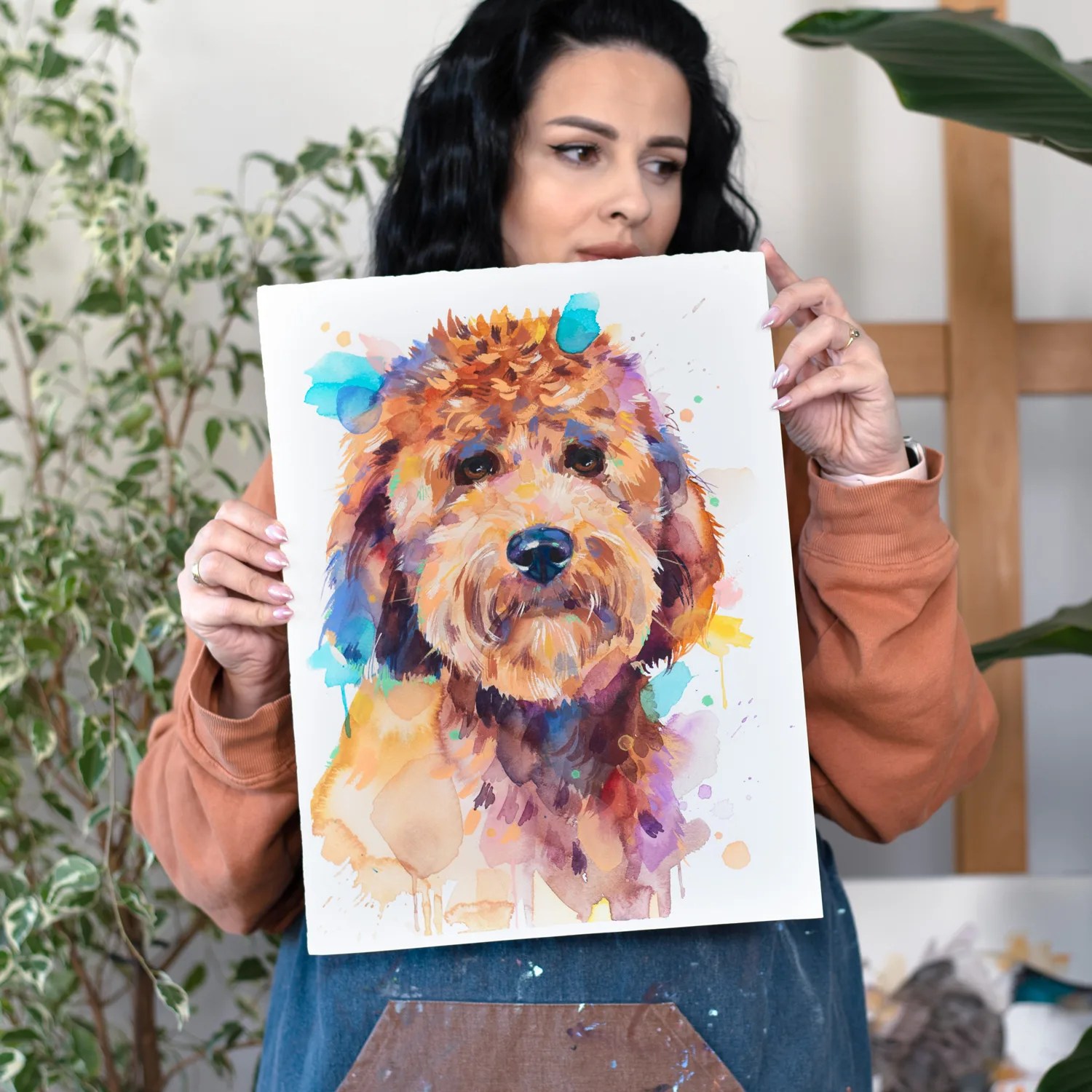 Goldendoodle dog
