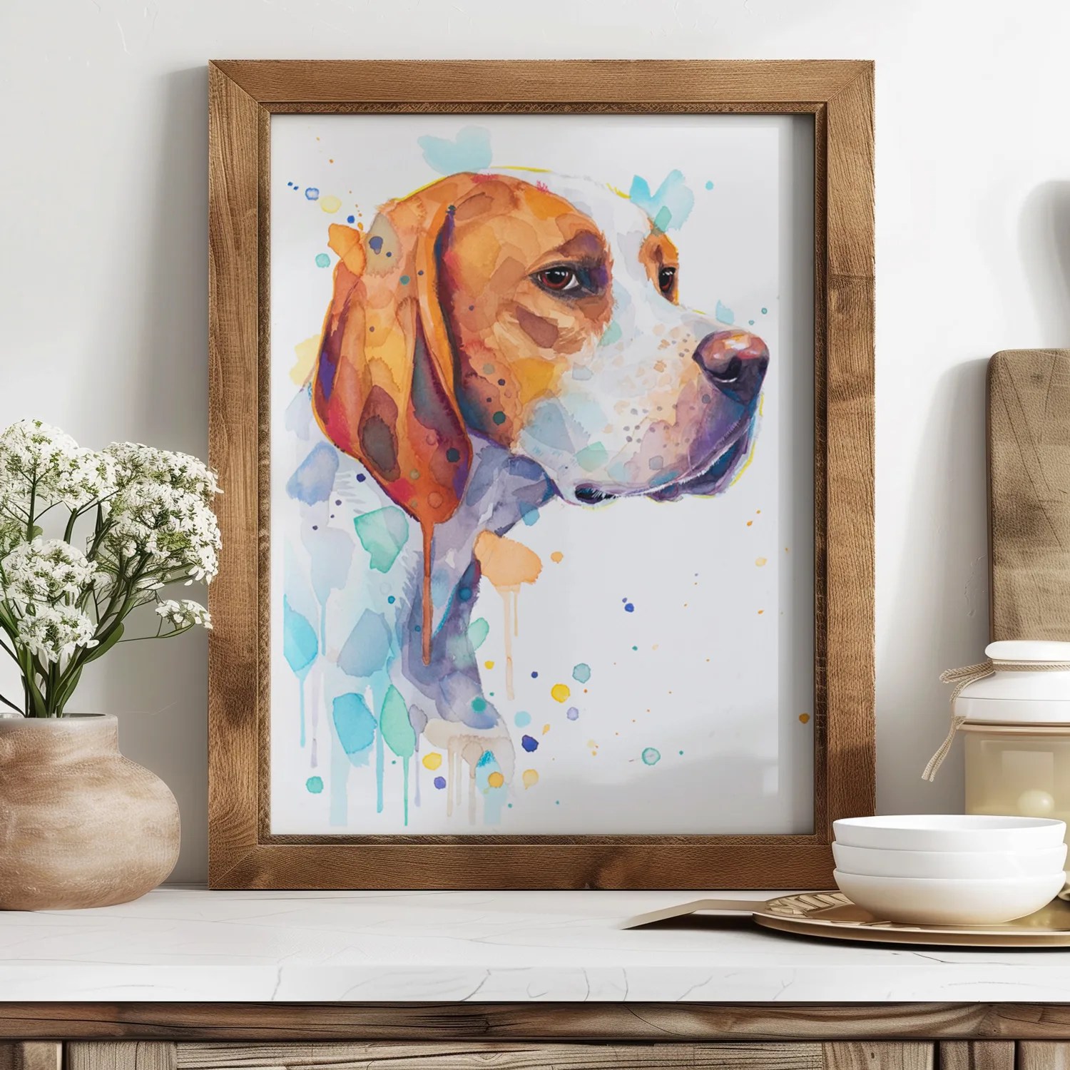 English Pointer dog