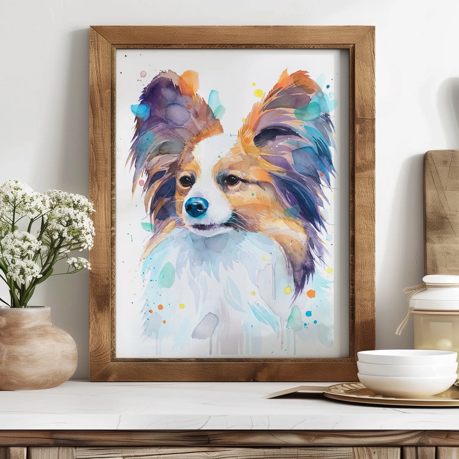 Papillon dog