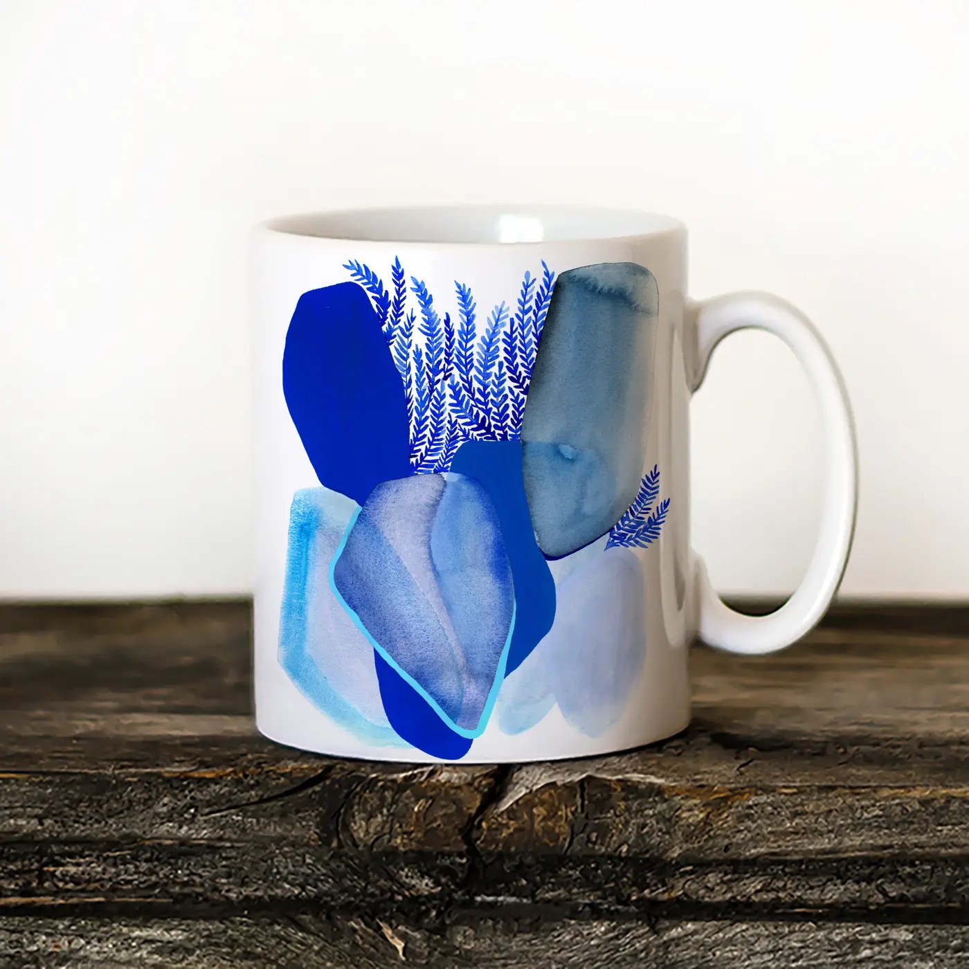 Pheasant watercolor painting printed on an 11 oz ceramic art mug by Slaveika Aladjova