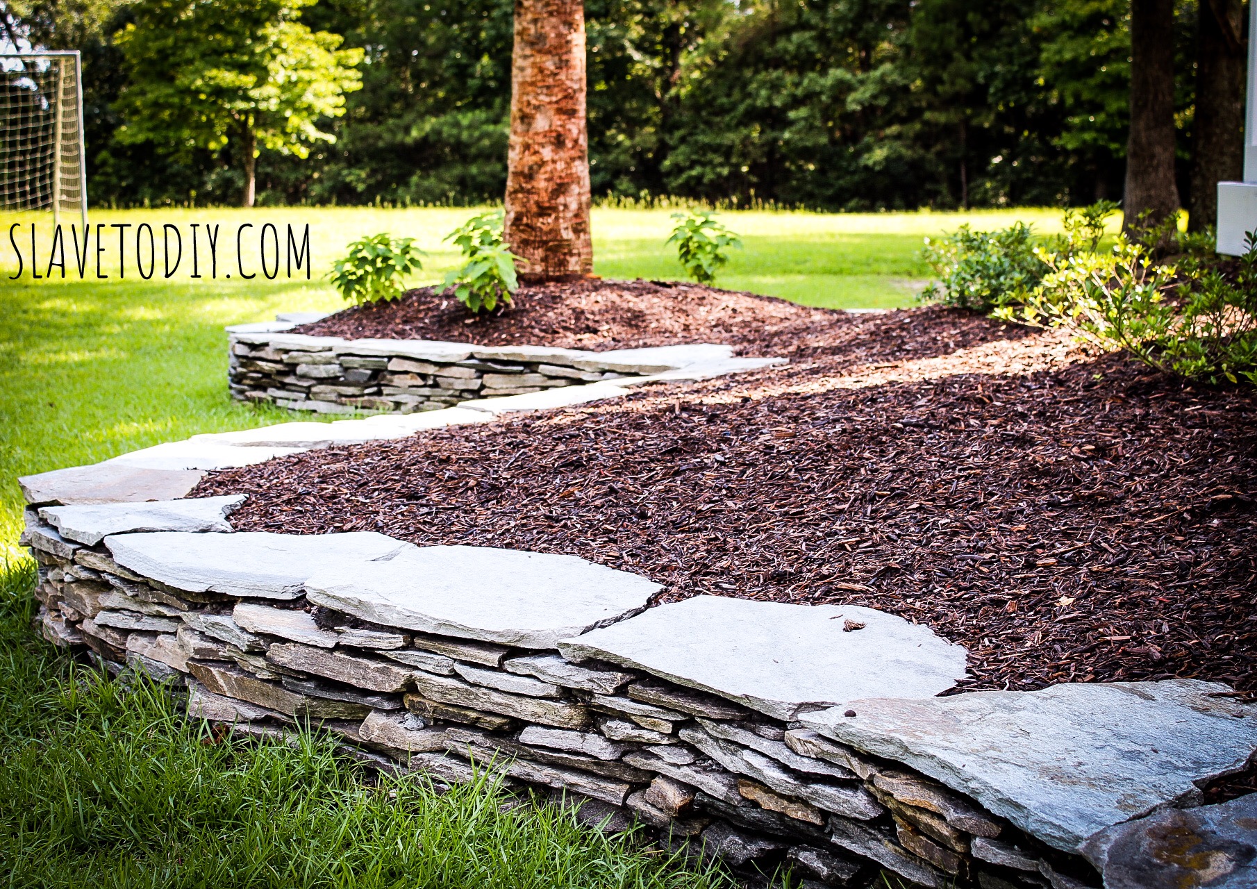 Classic Stacked Stone Garden, Phase Two - Slave to DIY