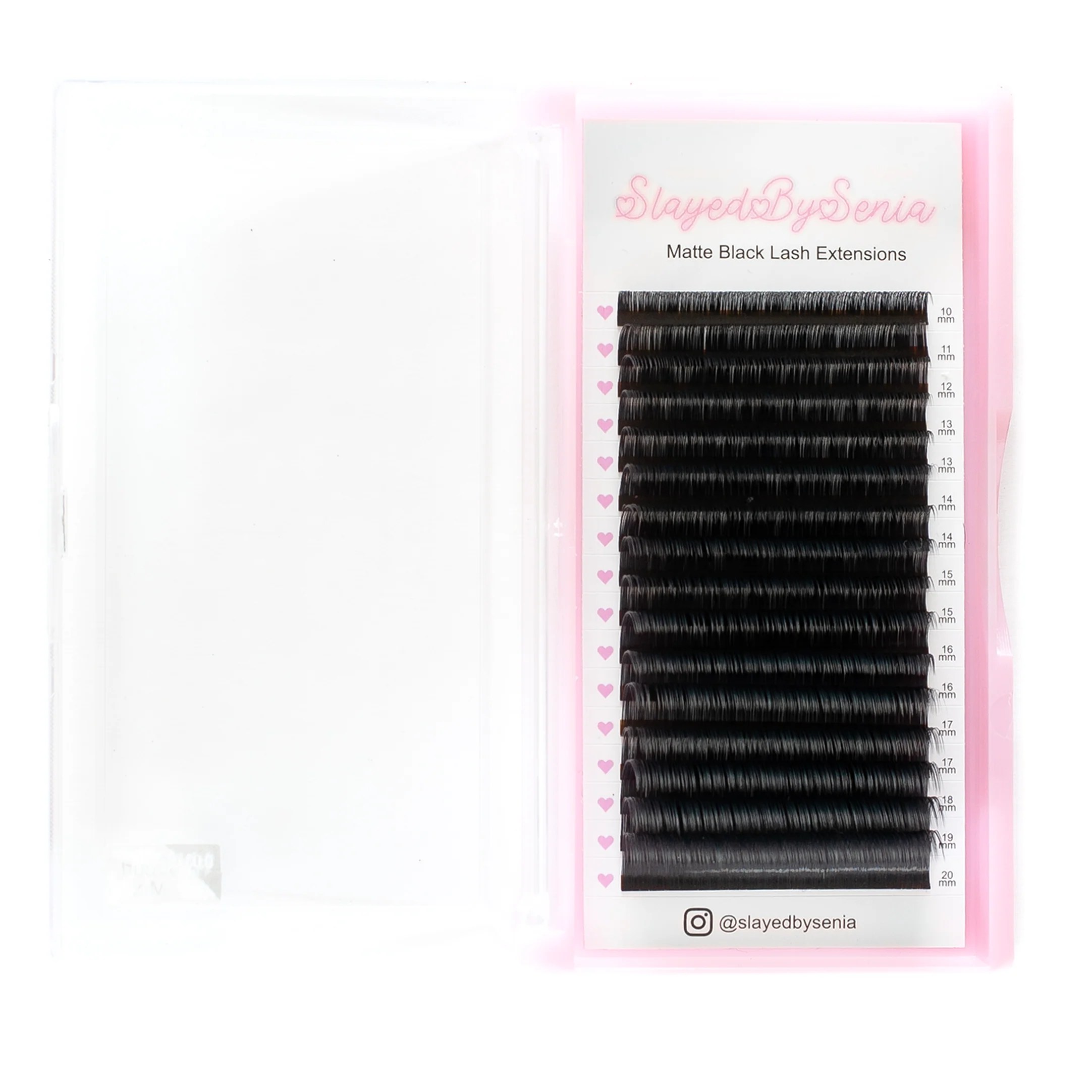 Ultra Matte Black Dd Curl Lash Trays 0 03 0 05 Slayedbysenia