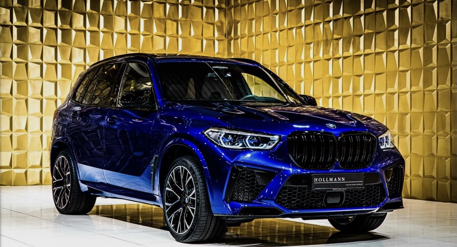 Blue bmw x5 m competition for sale