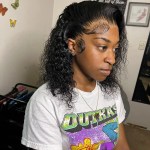 Peruvian 100% Human Hair Bundles: 12A Water Wave Bundles With Frontal - Wet and Wavy Virgin Hair Including Curly, Loose Deep Wave, and Closure photo review