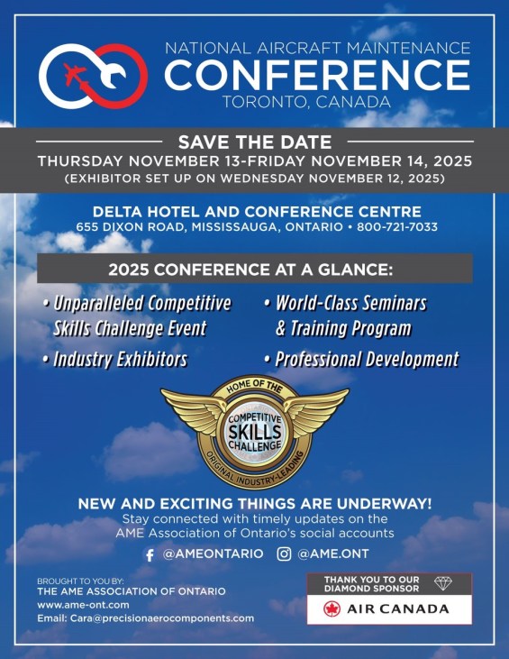 Aircraft Maintenance Conference poster 2025
