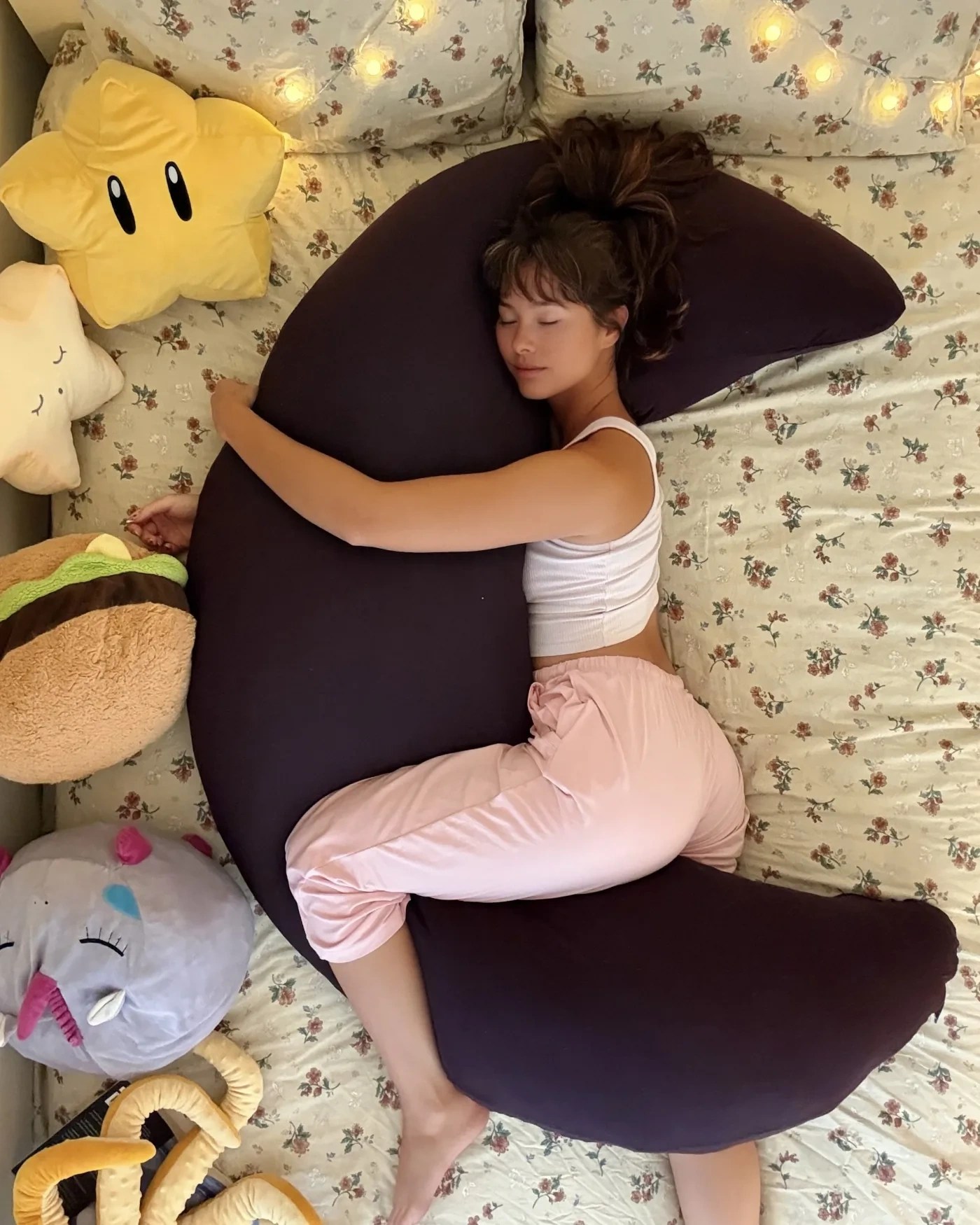 SleepSpoon Körperkissen in Pflaume