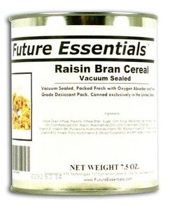 1 Can of Future Essentials Canned Raisin Bran Cereal