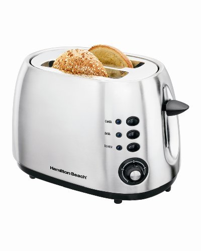 Hamilton Beach 2-Slice Toaster – Brushed Metal