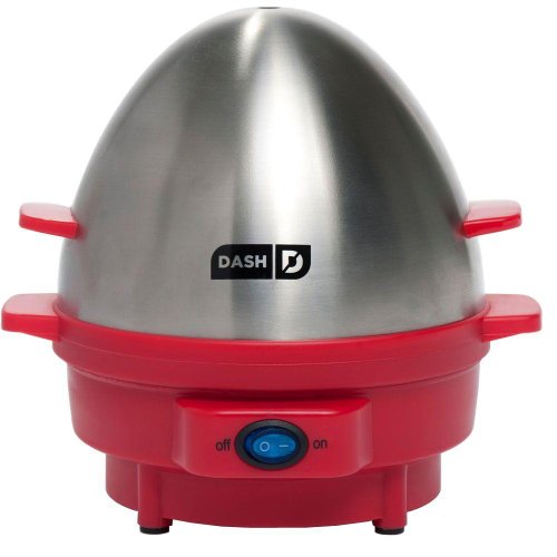 Dash Kitchen 7-Egg Rapid Egg Cooker, Red