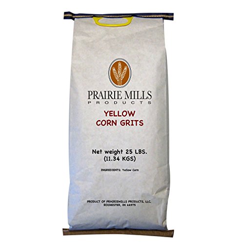 Prairie Mills Yellow Corn Grits – 25 lb. bag