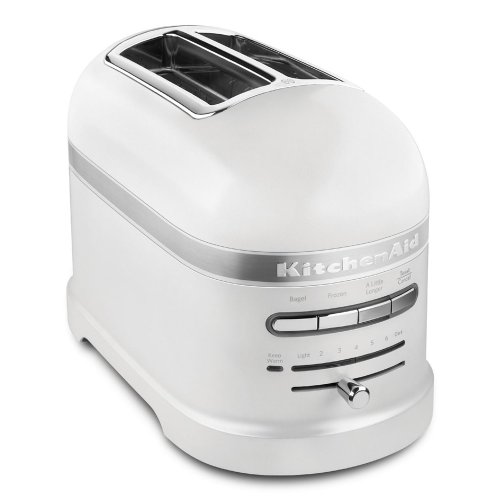 KitchenAid Pro Line Series Frosted Pearl White 2-Slice Automatic Toaster