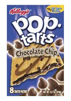 Pop-Tarts, (Semi-Frosted) Chocolate Chip, 8-Count Tarts (Pack of 12)