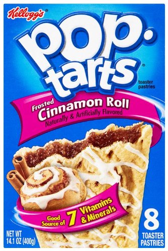 Pop-Tarts, (Semi-Frosted) Cinnamon Roll, 8-Count Tarts (Pack of 12)