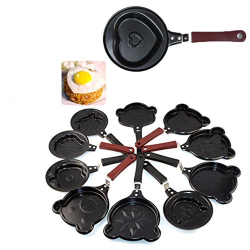Gaorui DIY Nonstick Frying Pan Heart Shaped Egg Pan