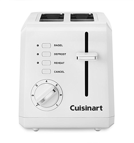 Cuisinart CPT-122FR Compact 2-Slice Toaster (Certified Refurbished), White