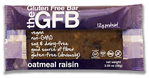 The GFB Oatmeal Raisin Bar, 2.05-Ounce (Pack of 12)