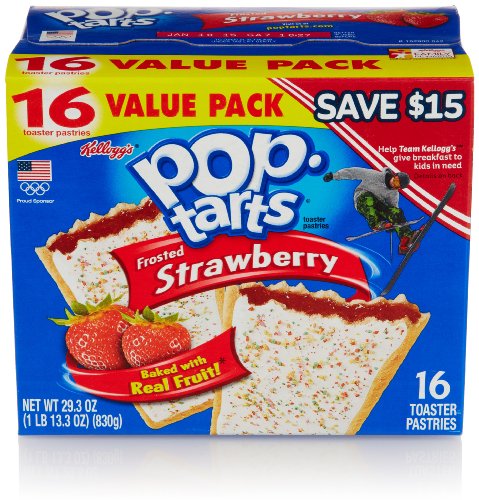 Pop-Tarts, Frosted Strawberry, 16 Count