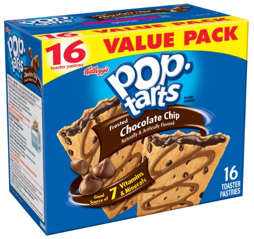 Pop-Tarts, Frosted Chocolate Chip, 16-Count Tarts (Pack of 8)