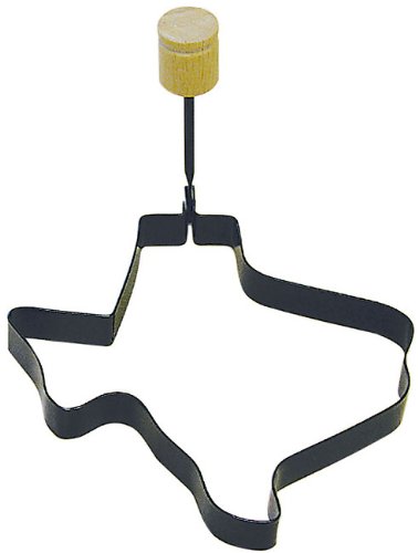 CybrTrayd Texas Non-Stick Egg Fry Ring, Dark Grey