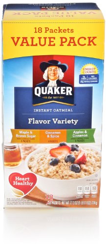 Quaker Instant Oatmeal, Variety Pack, 18 Count