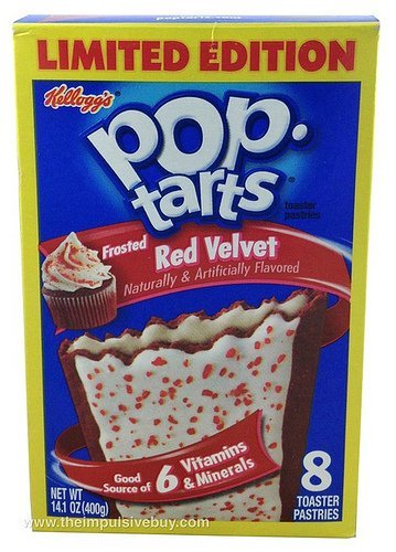 Kellogg’s Frosted Red Velvet Pop Tarts, Pack of 2