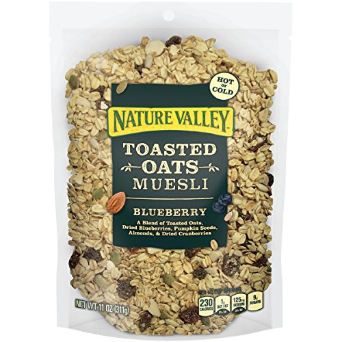 Nature Valley Toasted Oats Muesli, Blueberry, 11 Ounce