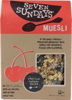 Seven Sundays Muesli, Vanilla Cherry Pecan, 12 Oz, Pack Of 6