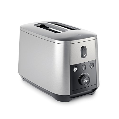 OXO On Up-to-You 2 Slice Motorized Toaster, Silver