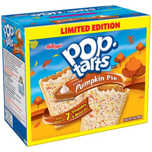 Kellogg’s Pop-Tarts – Pumpkin Pie (Limited Edition) – 12 Toaster Pastries, 21.1-oz. Box