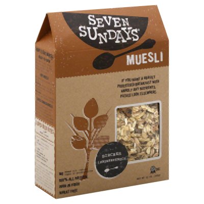 Seven Sundays Muesli, Bircher, Unsweetened, 12 Oz, Pack Of 6