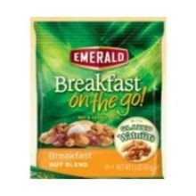 Emerald Breakfast On The Go Glazed Walnuts Breakfast Nut Blend, 1.5 Ounce — 48 per case.