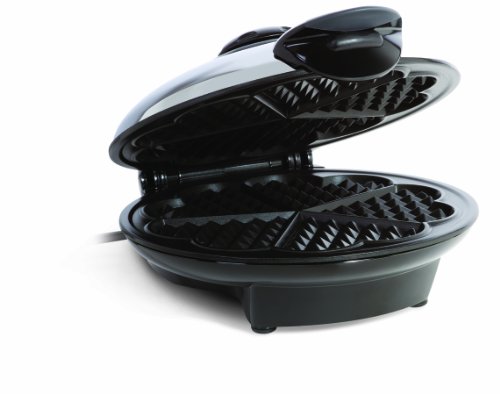 Euro Cuisine WM520 Eco Friendly Heart Shaped Waffle Maker