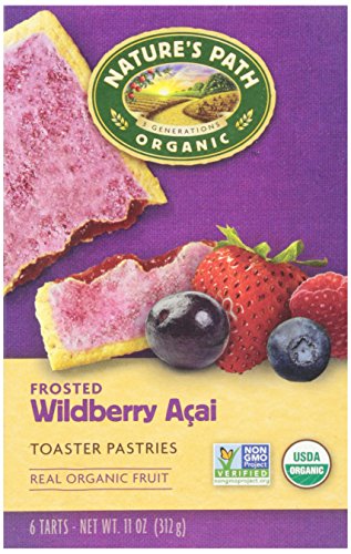 Natures Path Frosted Toaster Pastry, Wildberry Acai, 11 oz, 6 ct