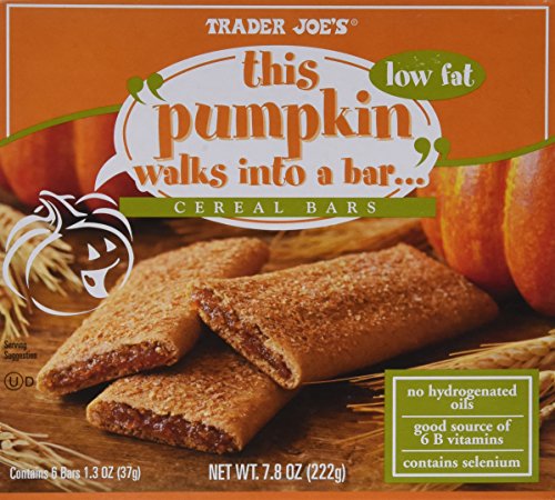 Trader Joe’s This Pumpkin Walks Into a Cereal Bars, (4 Boxes)