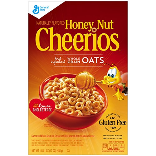 Honey Nut Cheerios Cereal, 17 Oz