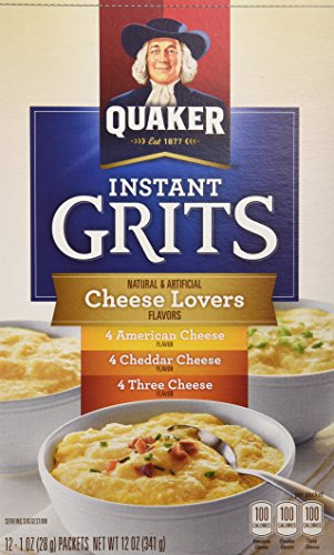 Quaker Instant Grits Cheese Lovers’ Flavor 12 Servings