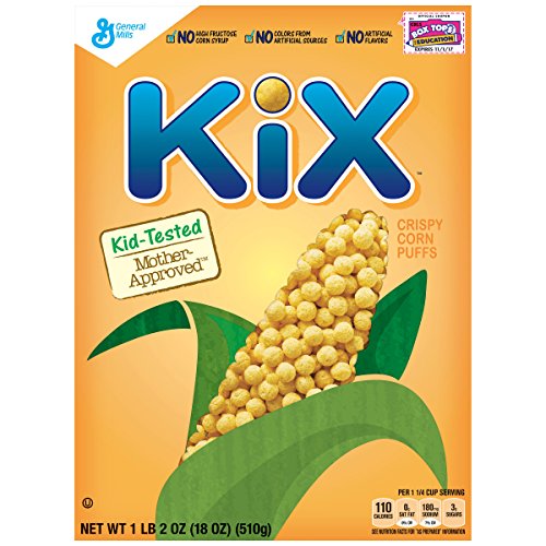 General Mills Cereals Kix Cereal, 18 Ounce