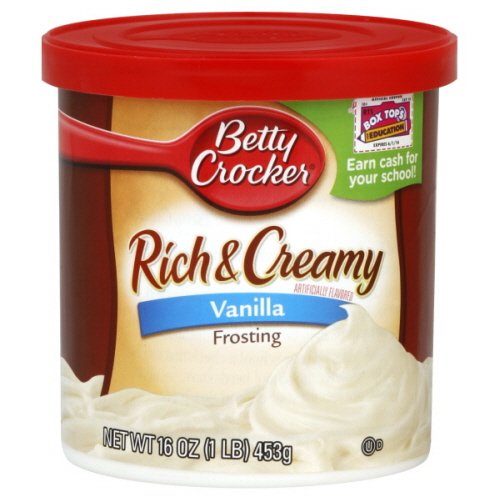 Betty Crocker Rich & Creamy Frosting Vanilla 16 Oz 4 Packs