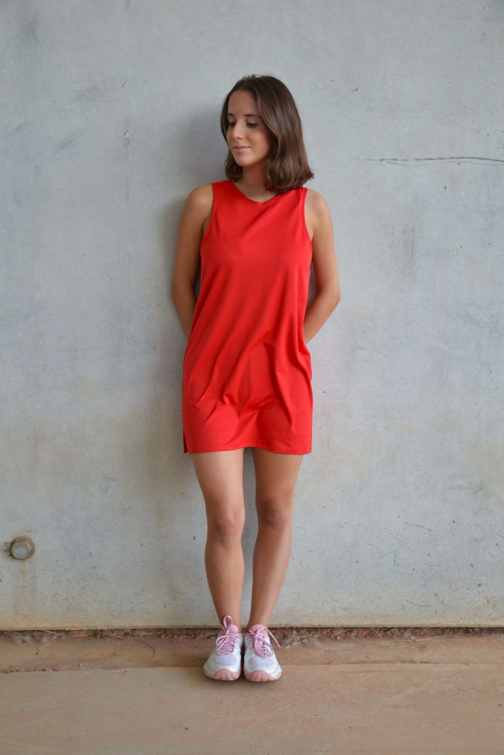 Vestido Dynamic encarnado_0338