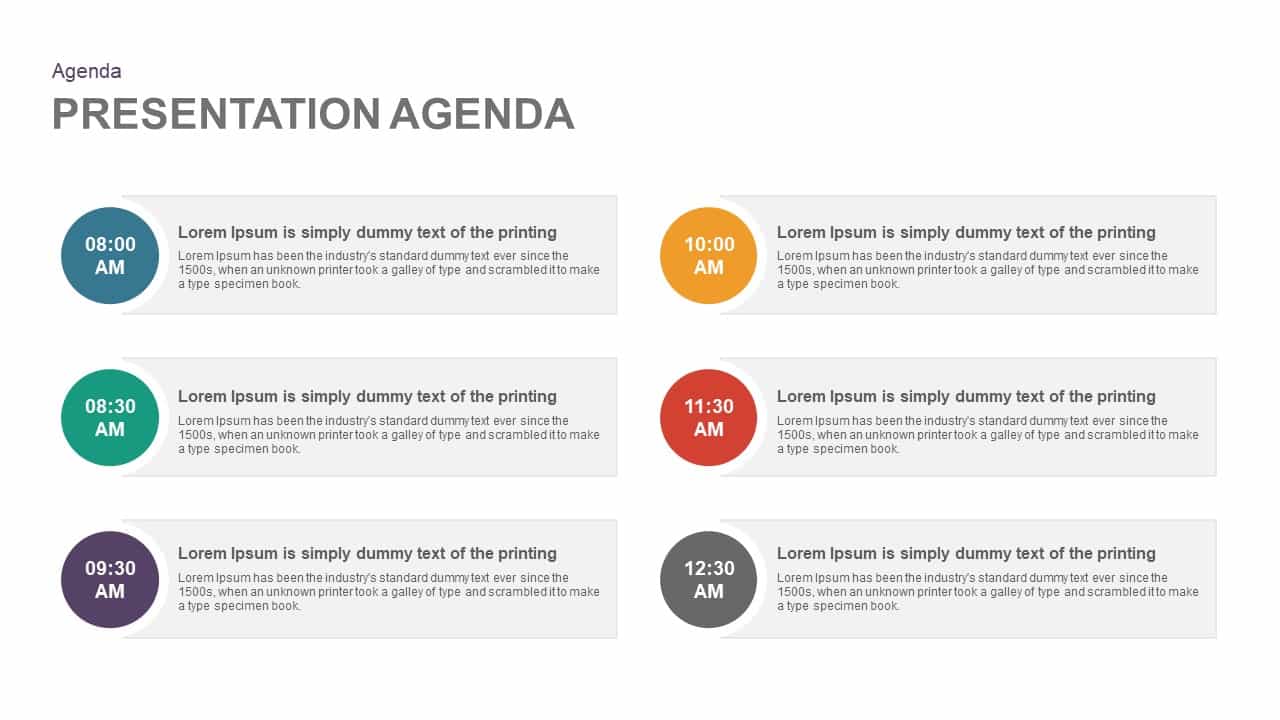 Examples Of Agenda Templates