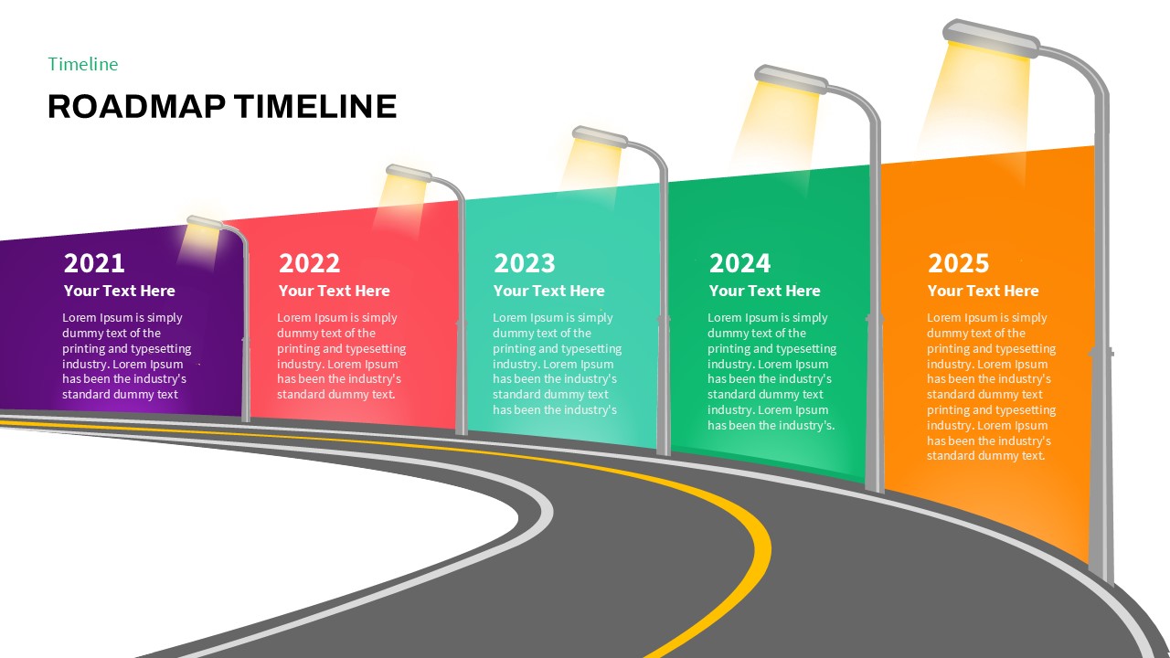 How To Draw Road Map In Ppt Infoupdate Org Animated Timeline Roadmap Template For Featured Image 