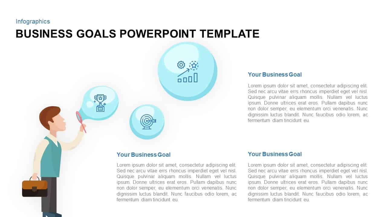Business Goals Powerpoint Template And Keynote Slide
