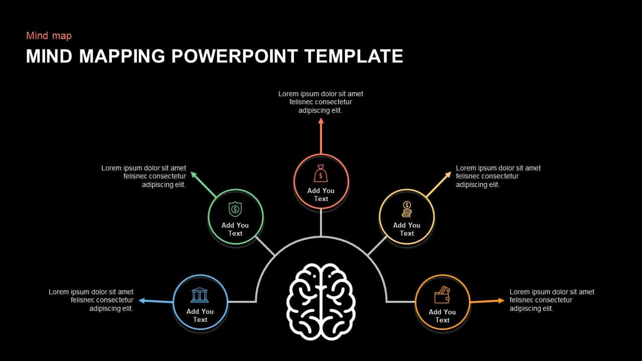Mind Mapping Template For Powerpoint Keynote Slidebazaar