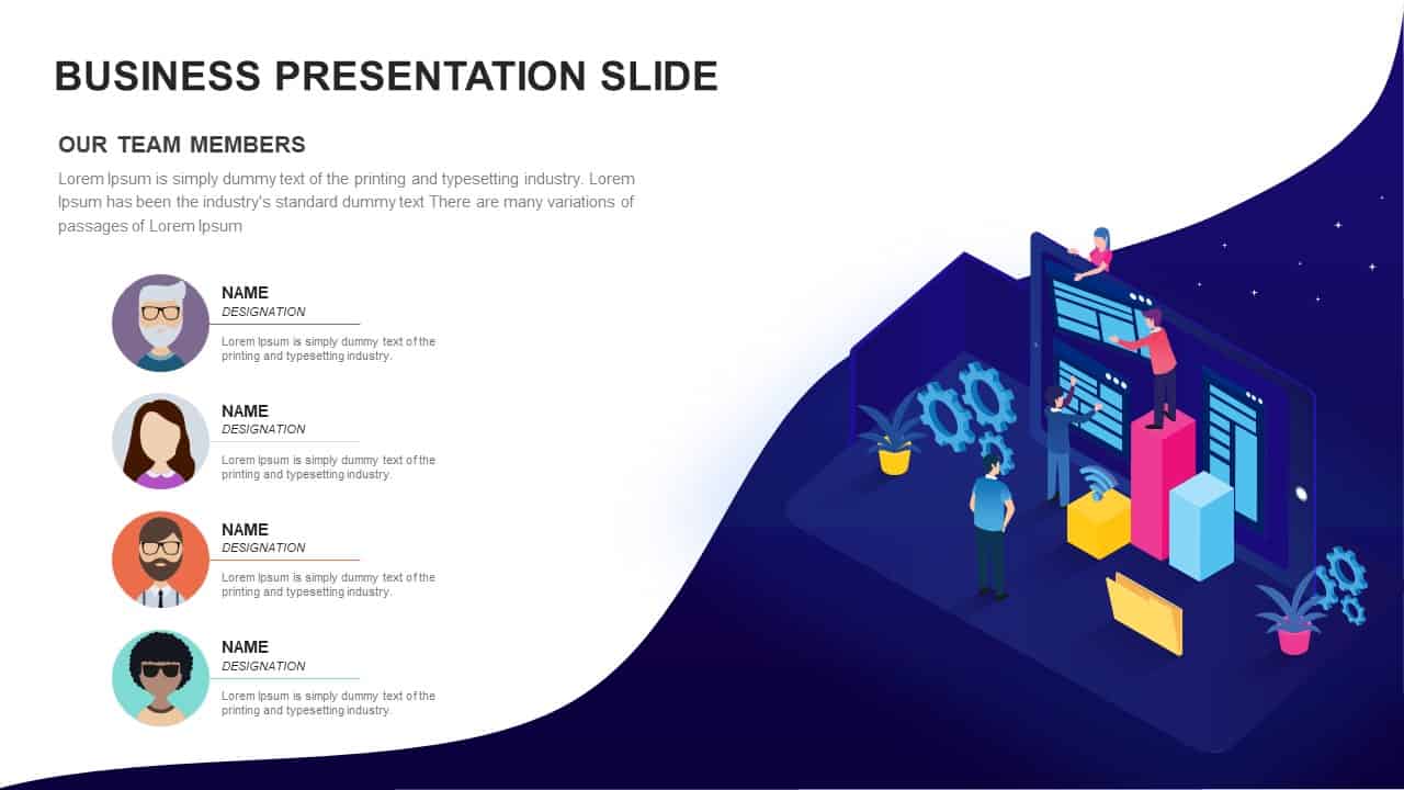 Business Presentation Slide Templates Slidebazaar