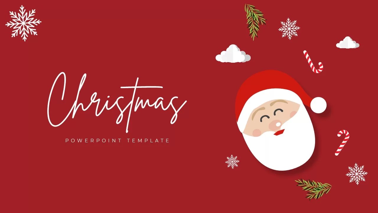 Christmas powerpoint background template